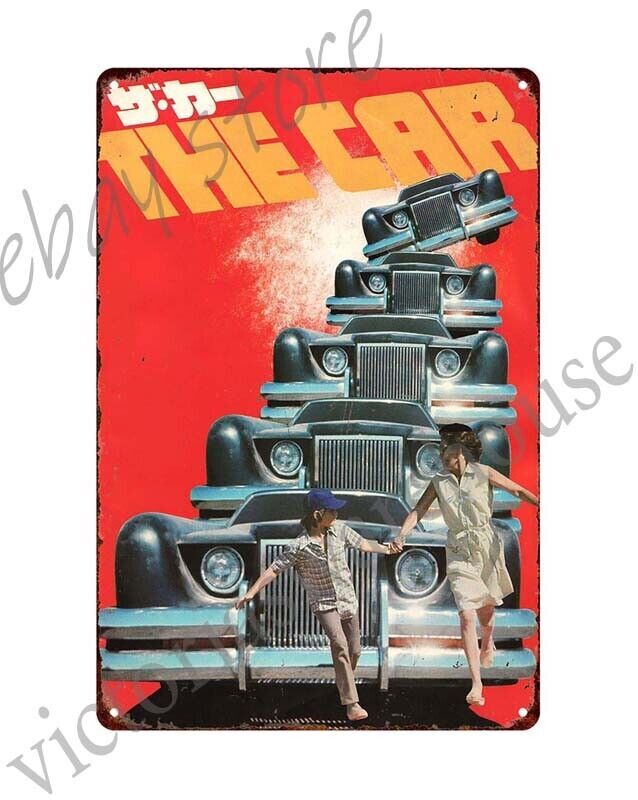 collectible 1977 The Car horror movie poster thriller film metal tin sign