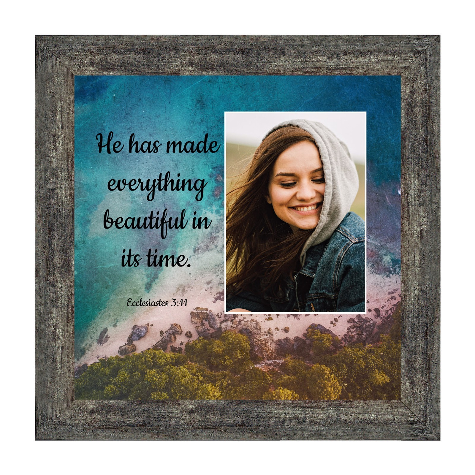 He Has Made Everything Beautiful, Ecclesiastes 3:11, Coastal Framed Picture