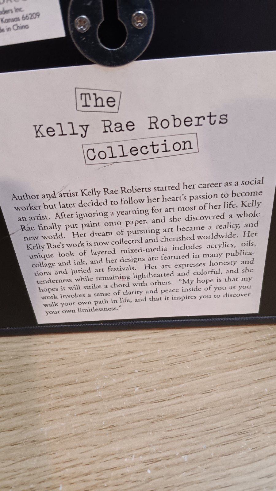 The Kelly Rae Roberts Collection CREATE Wall Decor Sign 6×6