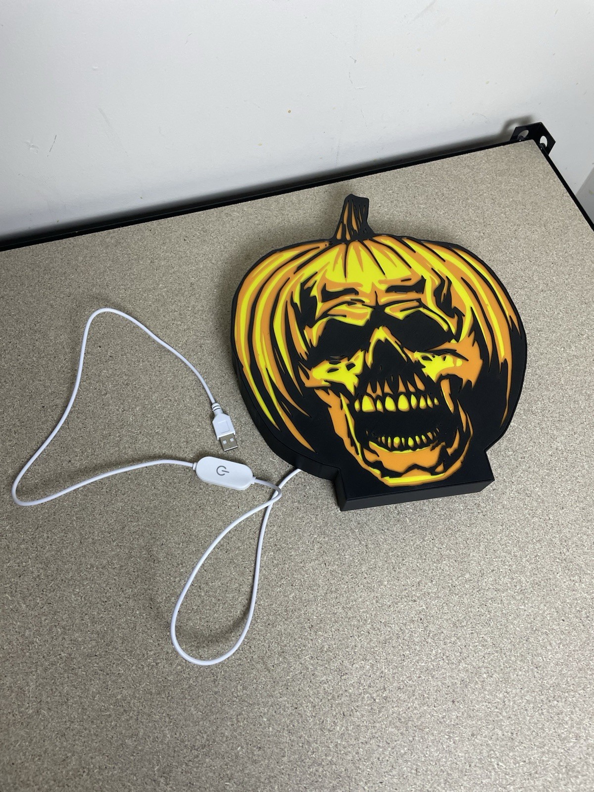 Halloween Light Box Sign