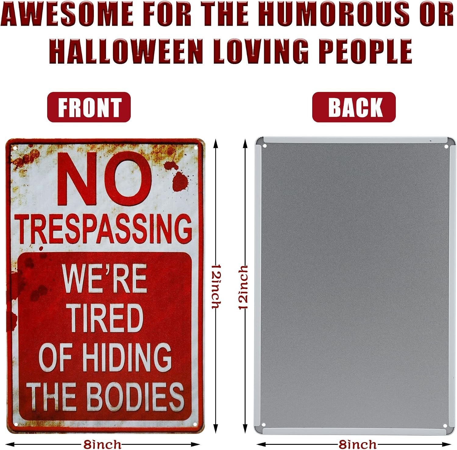 Sturdy Retro Signs | UV-Protected Indoor/Outdoor Decor – Perfect for Gardens
