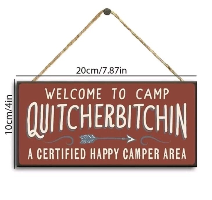 Home Decor/Hanging Wall Sign/Hanging Room Sign/ Humorous- Brand New!
