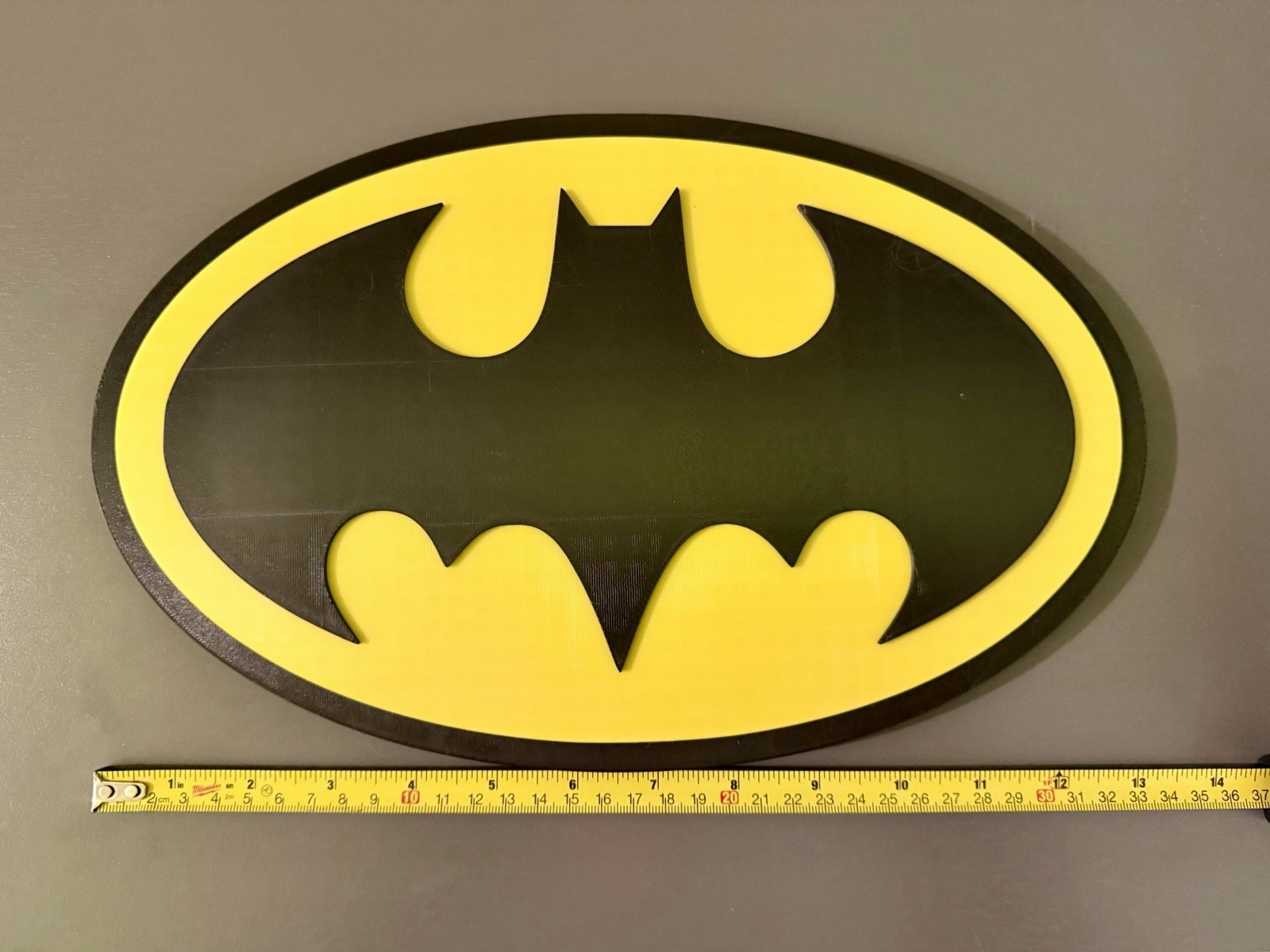 BATMAN WALL PLAQUE COMIC MOVIE LARGE 3D PRINTED TRUSTED SELLER