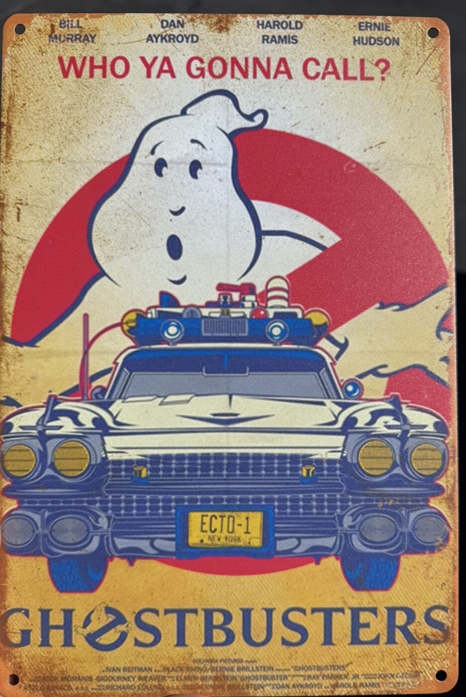 Metal Sign Ghostbusters 9×12 G1