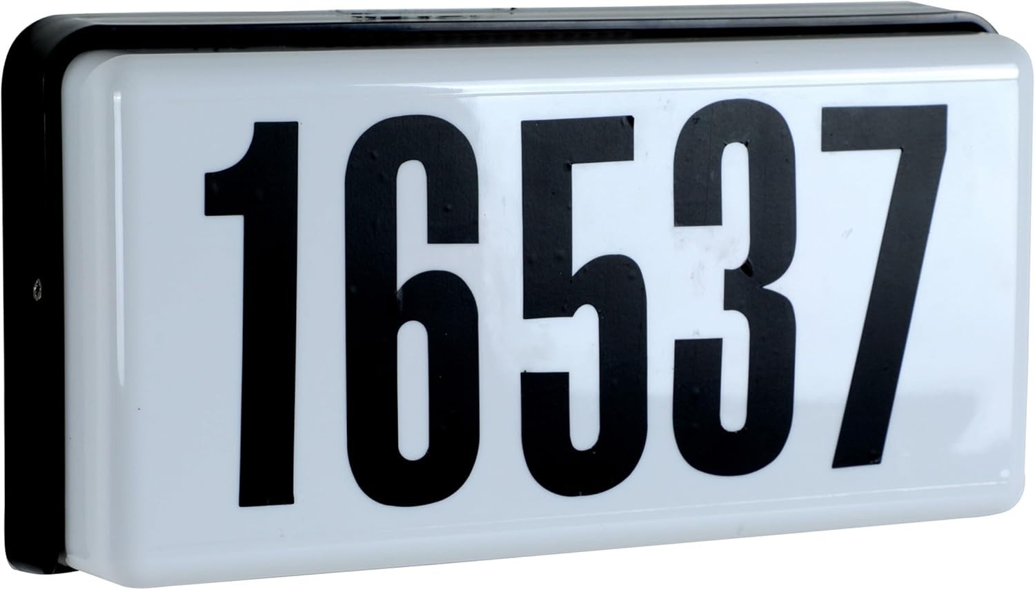 Stylish Outdoor Lighted Address Sign – Easily Visible 10 Inch House Number Sign