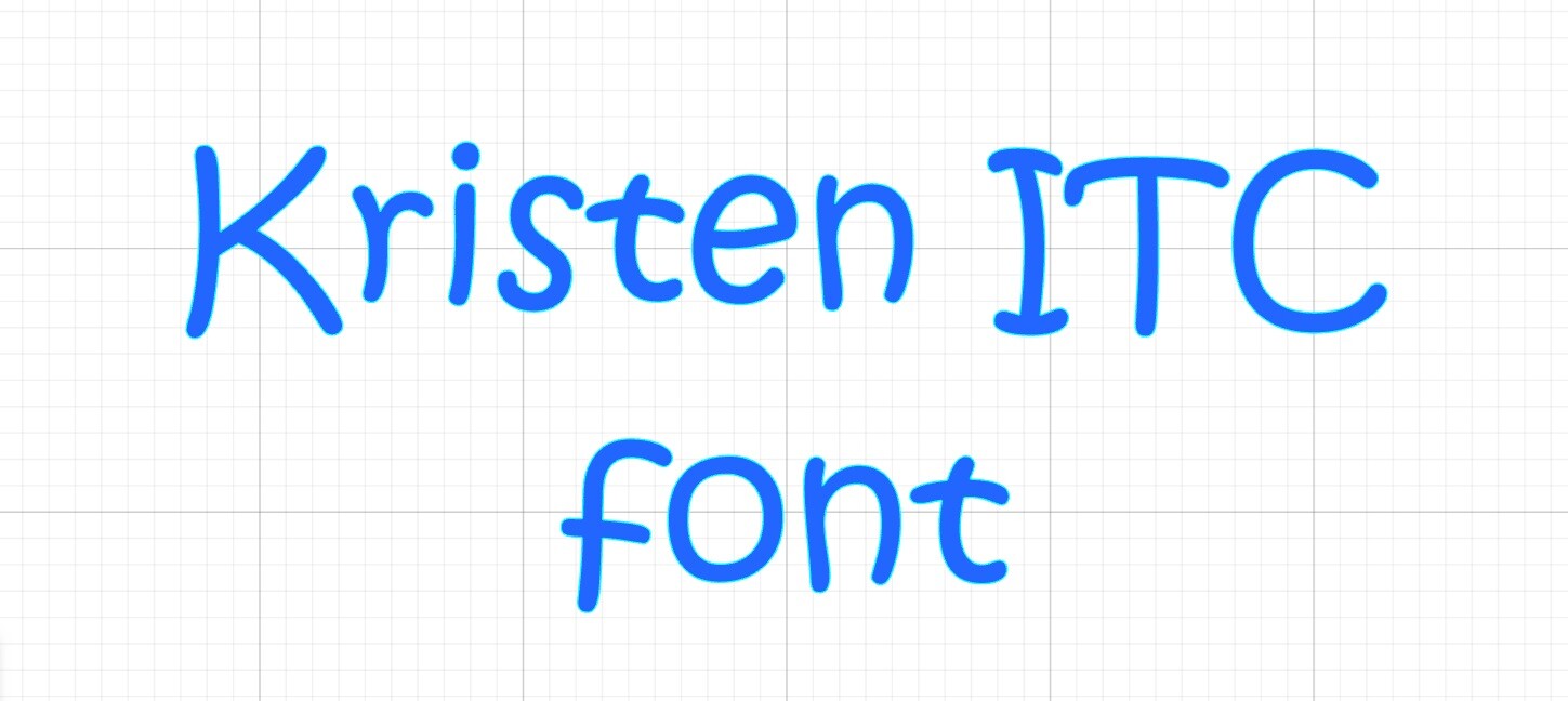 Laser Cut Unfinished Wood Letters or Numbers Kristen ITC Font Craft Cutout