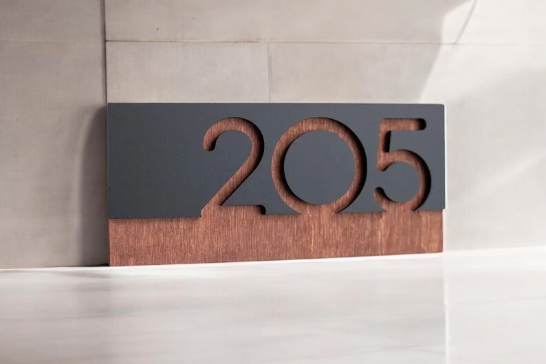 Personalized Home Address Sign house number Custom House Number Plaque