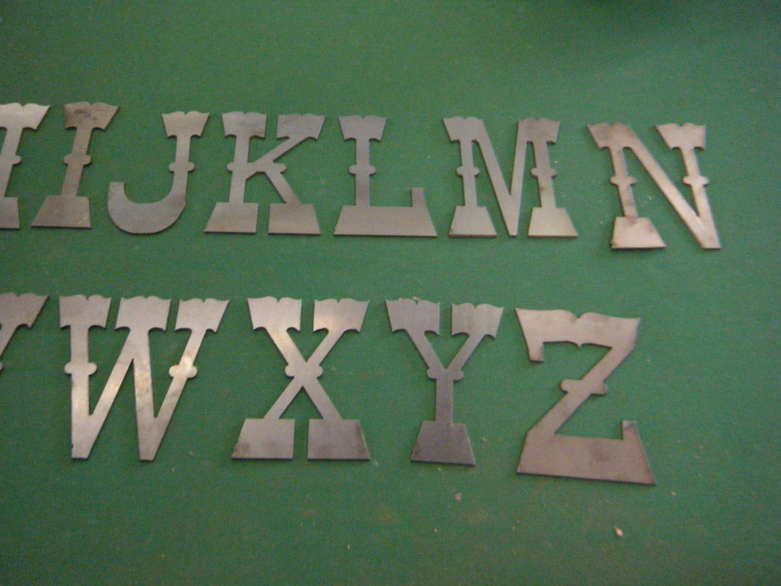 Western style 5″ Metal Letters
