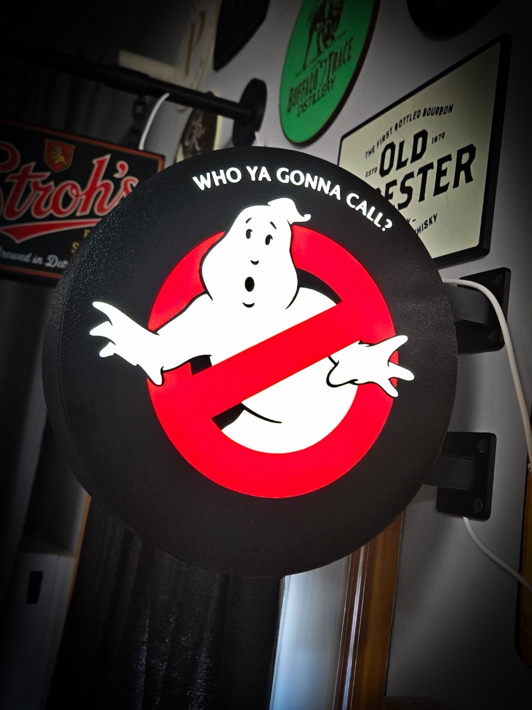 Ghostbusters LED Light Box | USB Powered Movie Sign | RGB Option