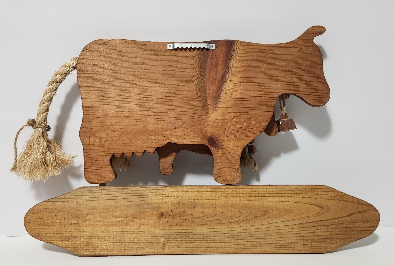 Vintage Wooden Cow Welcome To Our Home Wall Hanging Sign Rustic Farmhouse Decor