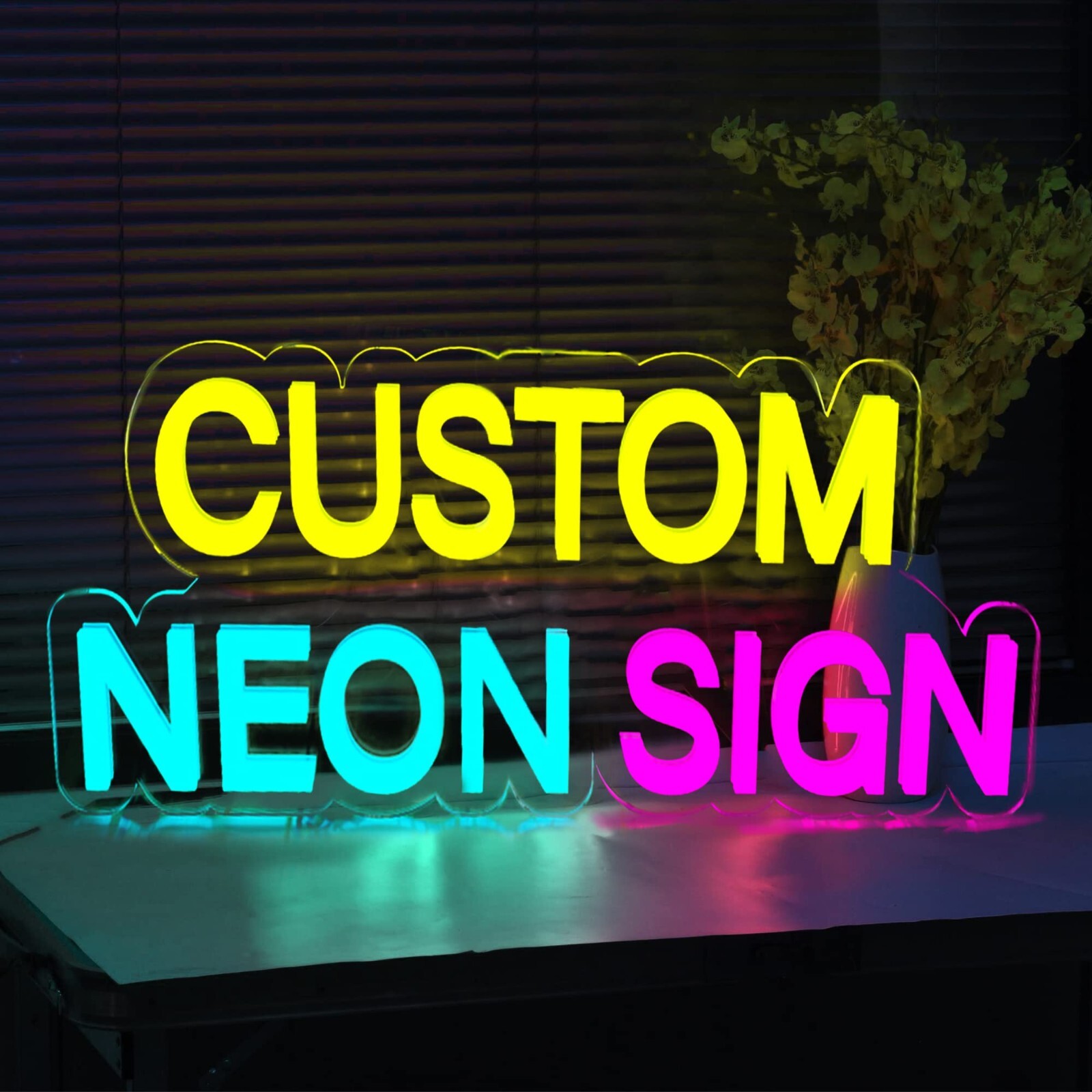 Happy Easter LED Light – Custom Neon Sign for Easter Brunch & Party Decorations