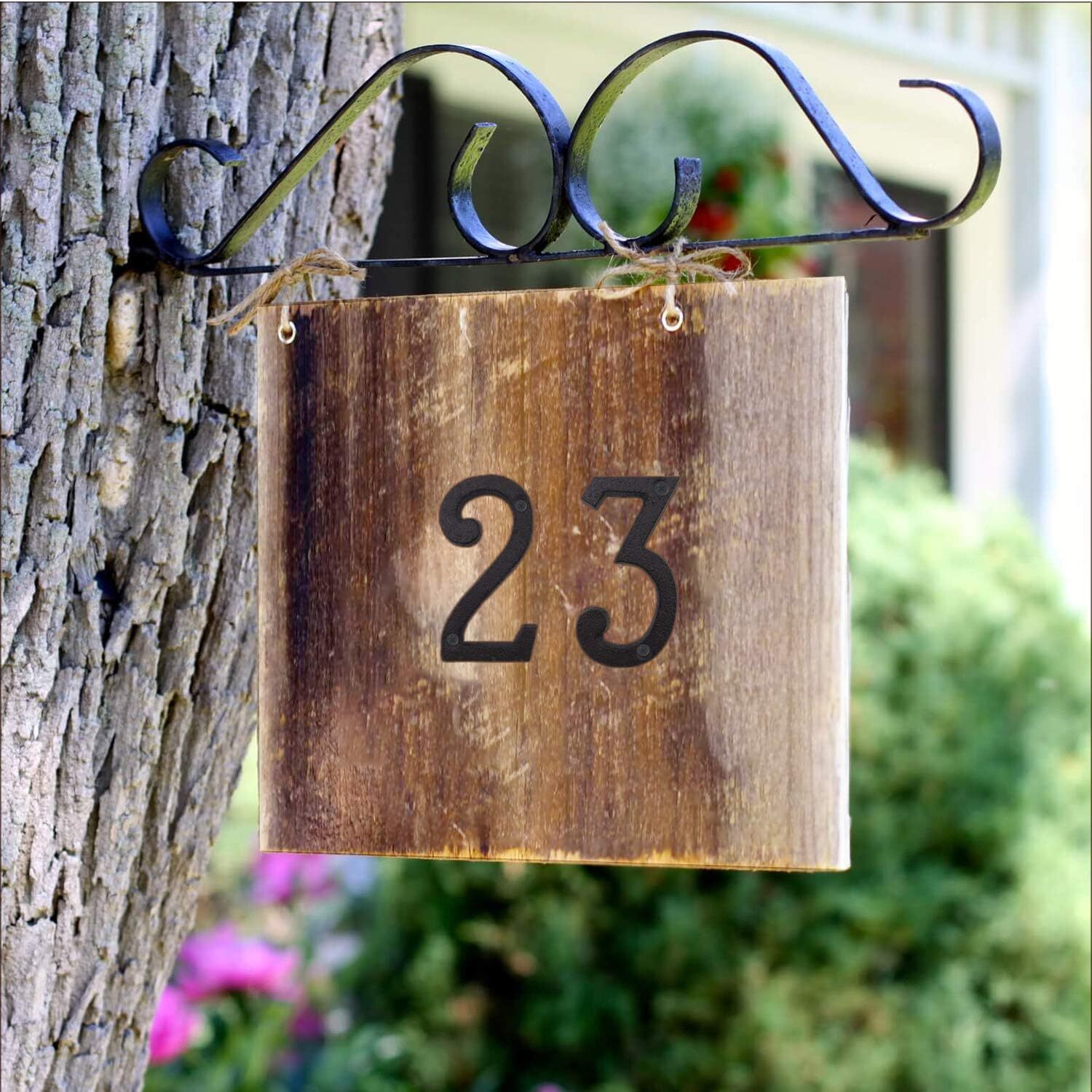 Cast Iron Alphabet 26 Letters House Number Sign Name Birthday Holiday Decoration