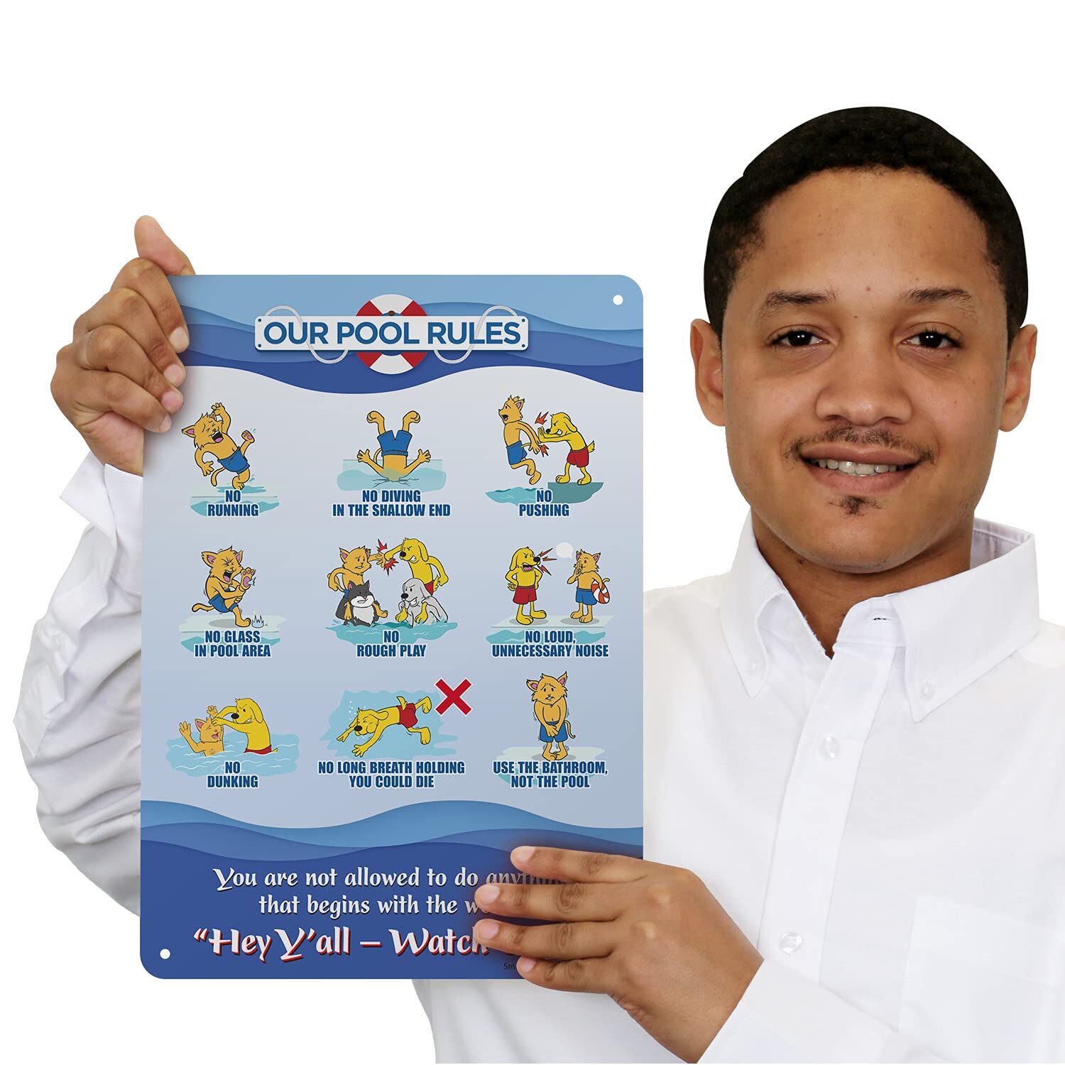 14 x 10 inch ‘You Are Not Allowed To Do Anything That Begins With “Hey Y’all …