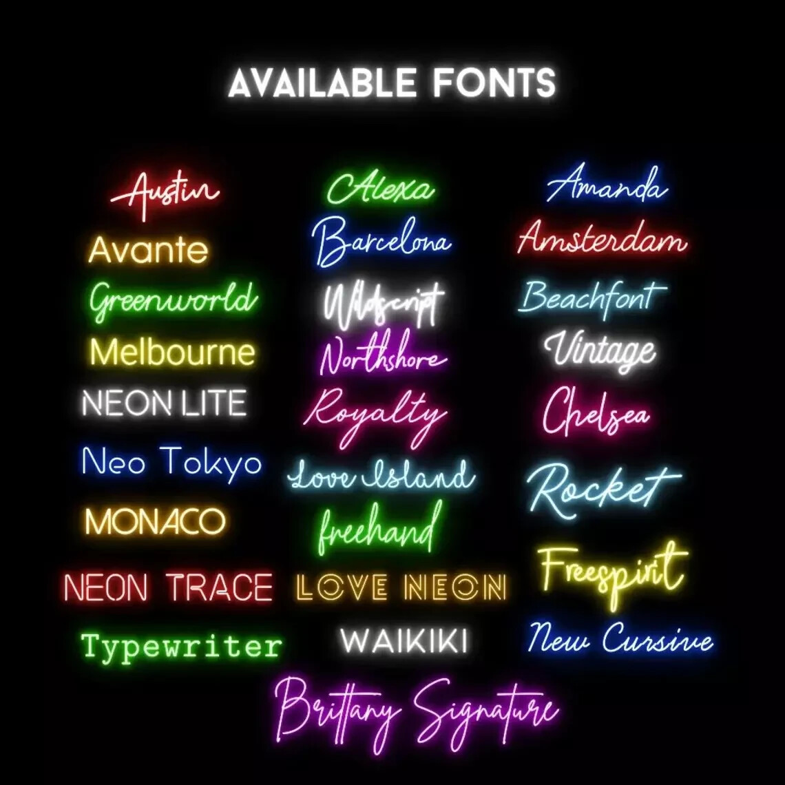 Custom Neon Display Sign – Personalized Light for Retail, Stream Setup, Lounge