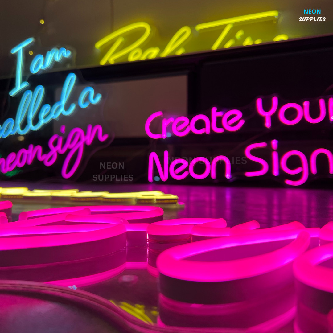 Personalized Neon Sign Custom Name Logo Signs Acrylic Wall Decor LED Night Light