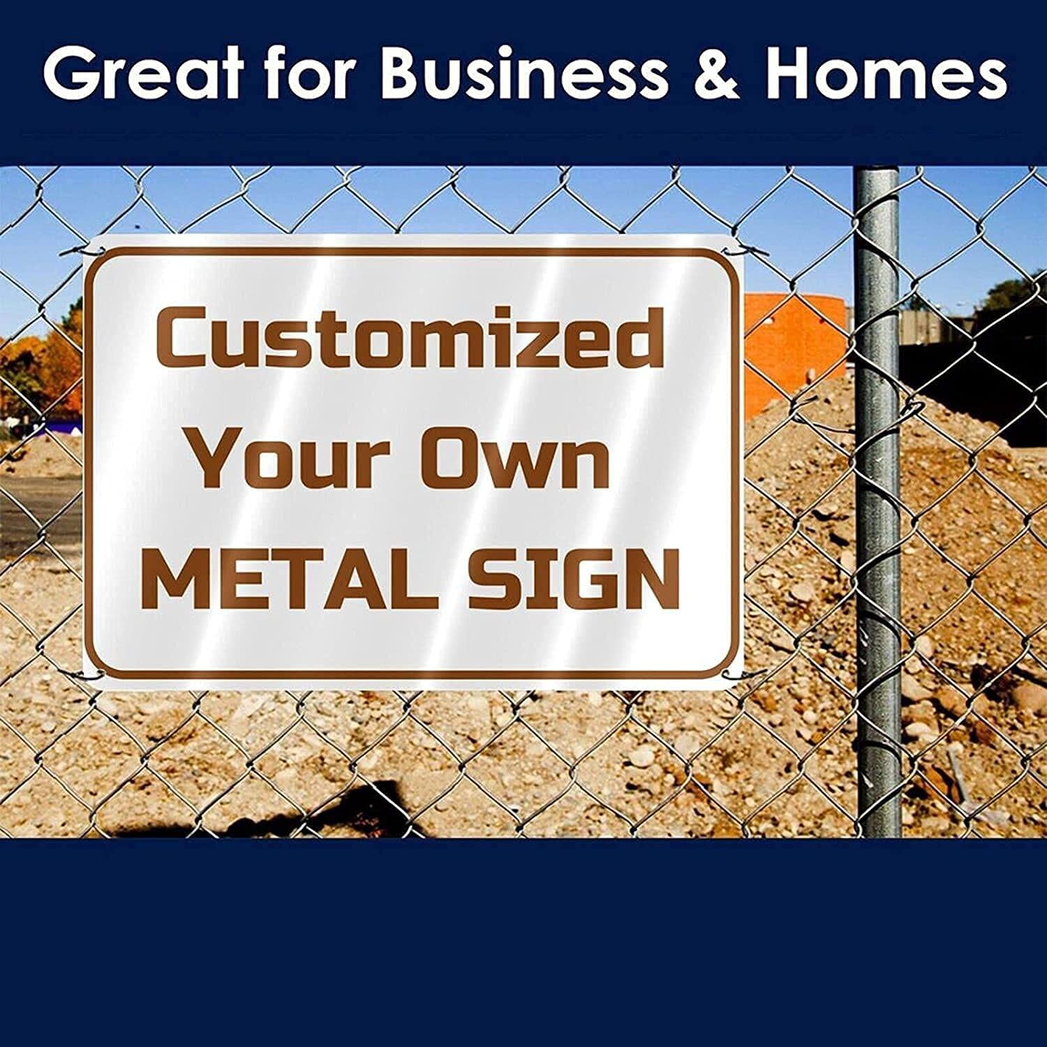 CAIRUO Vintage Look Metal Sign 8 x 12 – 12 x 8 inches, Metallic/Multi-color