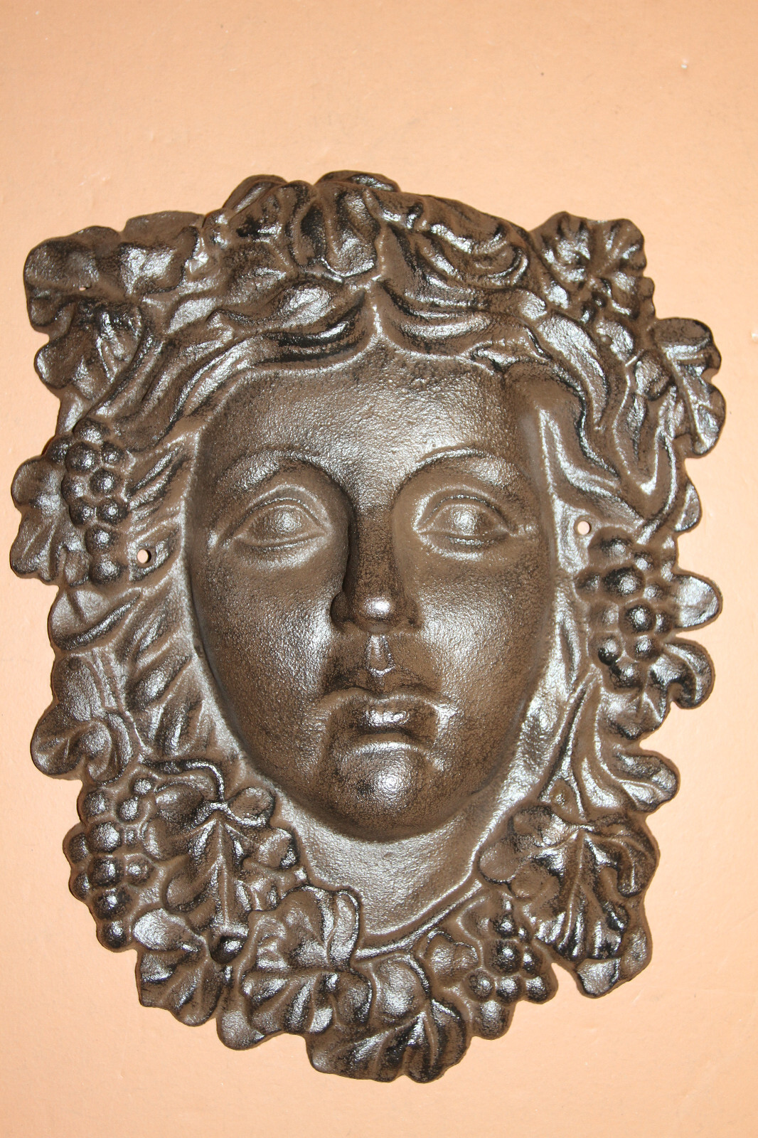 Victorian Face,heavy Wall Hanging, Garden Decor, Gargoyle,patio,deck F-13B
