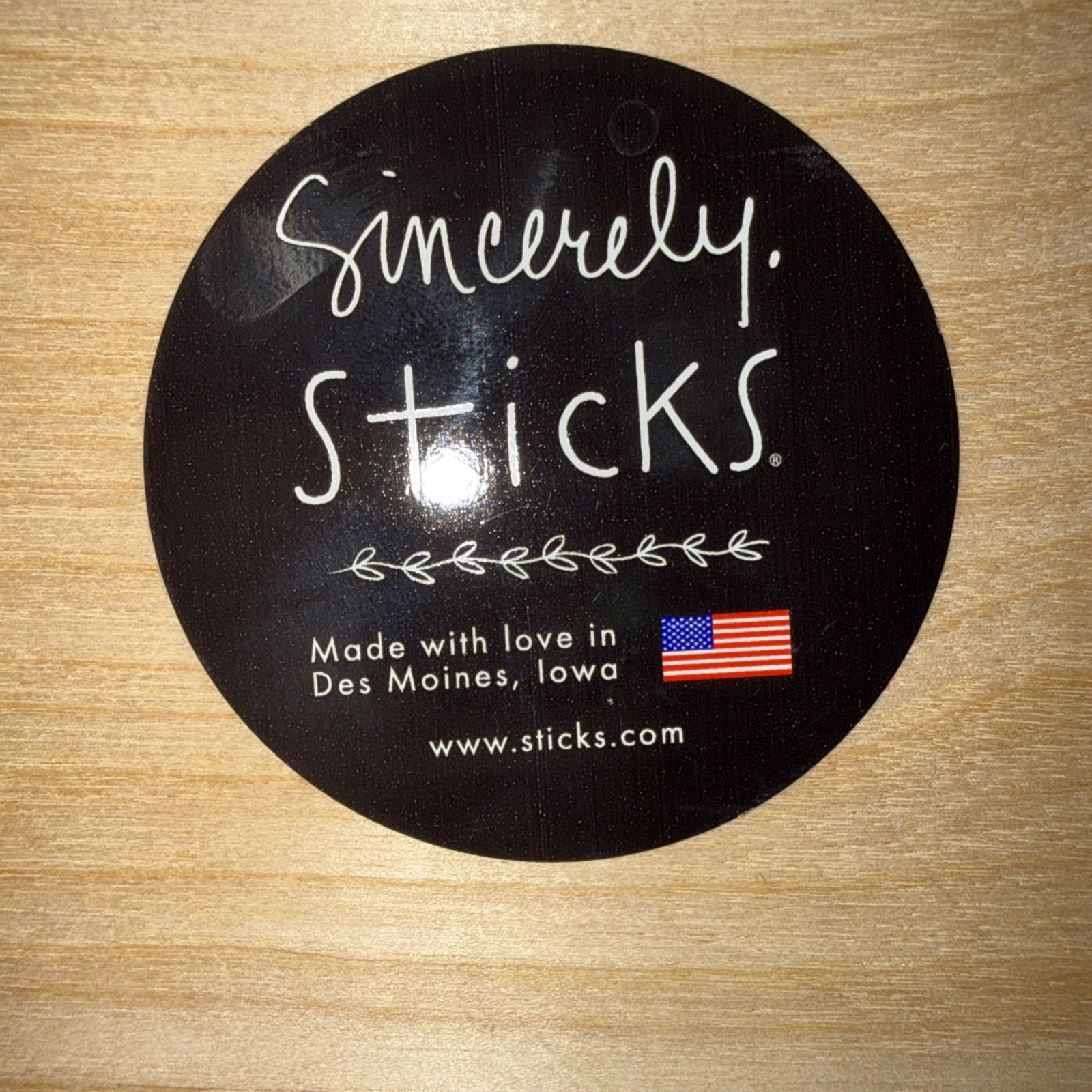 Sincerely Sticks Des Moines Callanan Public School Colorful Wall Plaque 9” x 9”