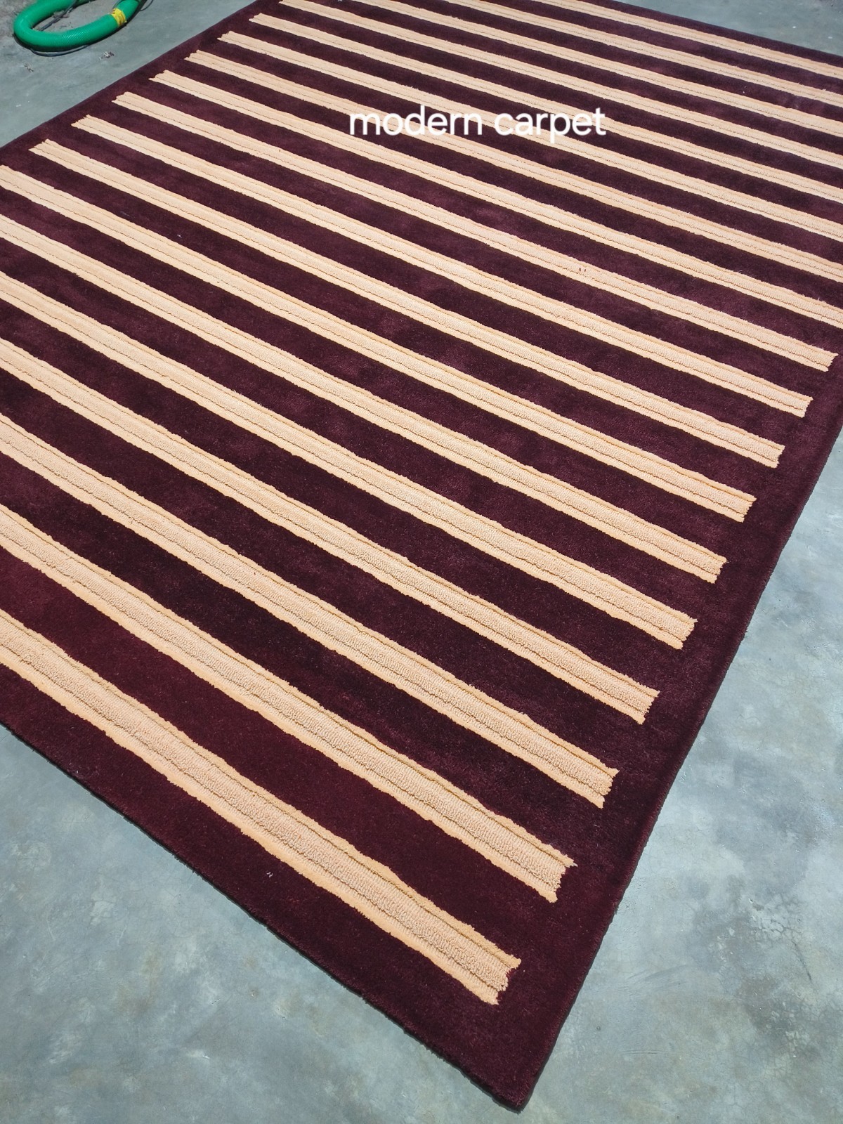 Modern Striped Area Rug – Soft Plush Carpet for Living Room, Bedroom & Office