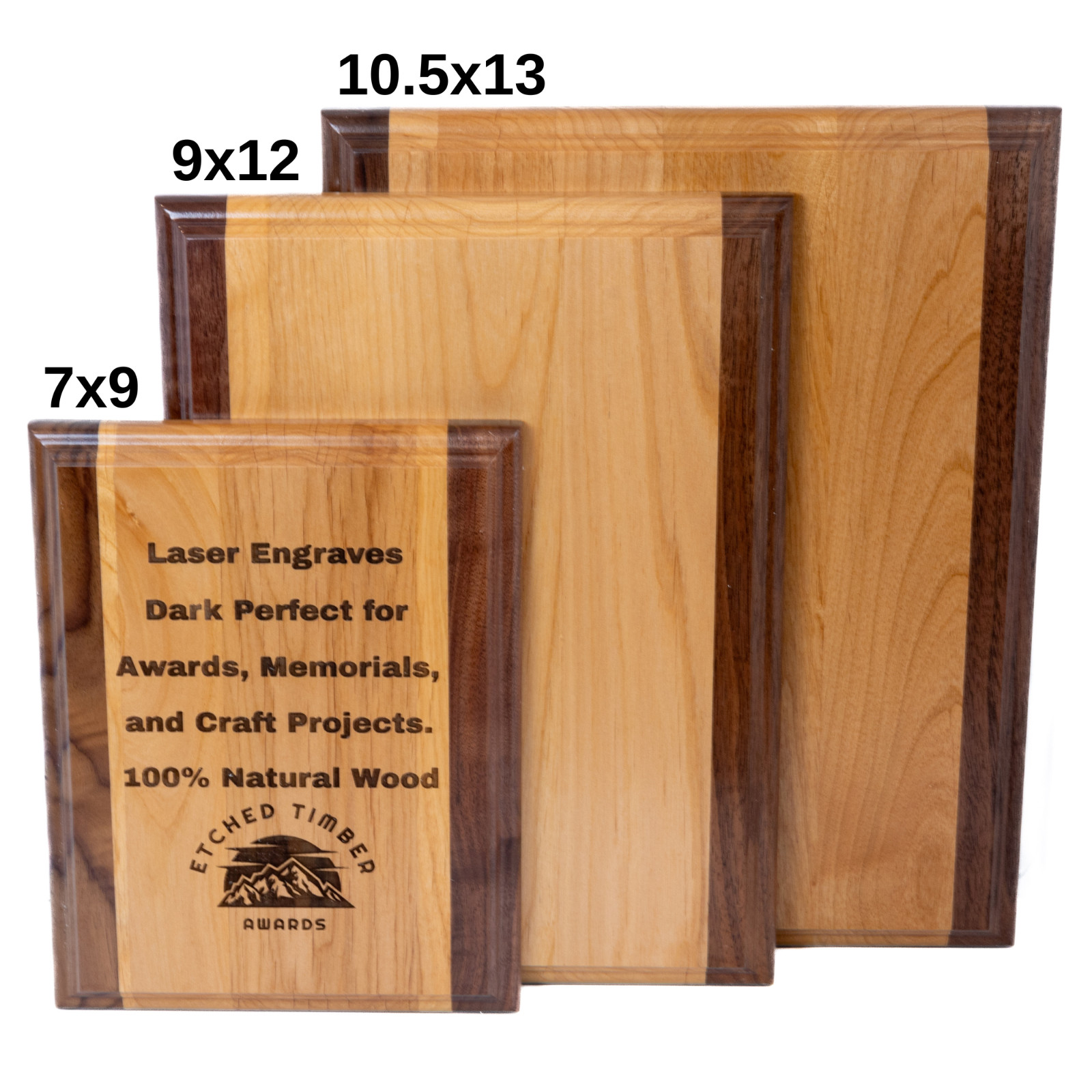 Red Alder Wood Plaque Blank, Award and Craft Plaque, Wood Base Blank Sign