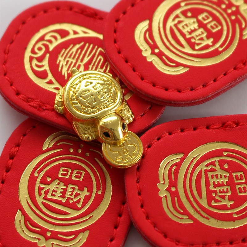 Fengshui Lucky Turtle Wallet Charm Money-biting TurtleOrnaments Decor Longevity