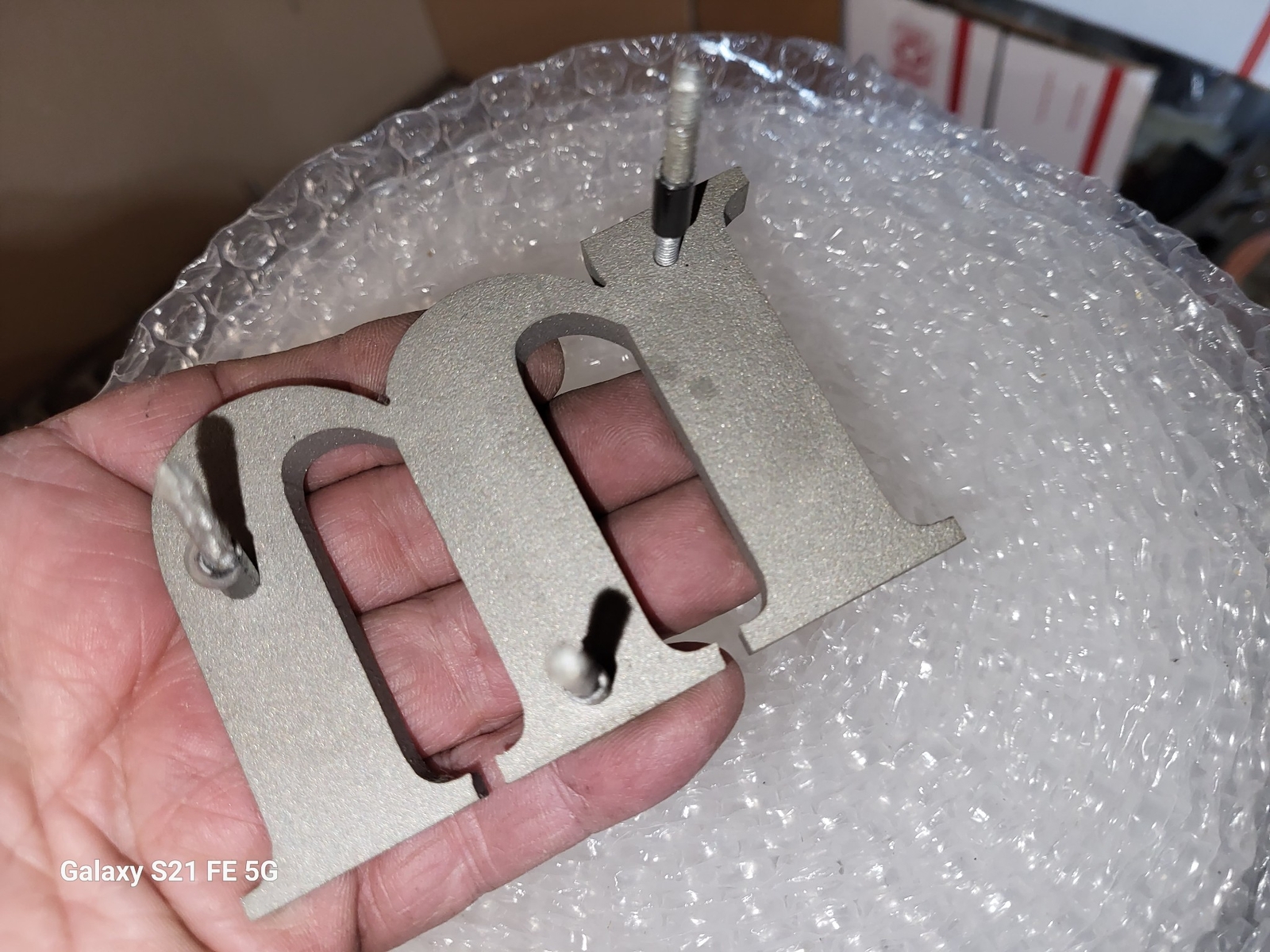 Solid Stainless Steel Salvaged 2 1/2″ Tall Letter M Repurposed Lot 6