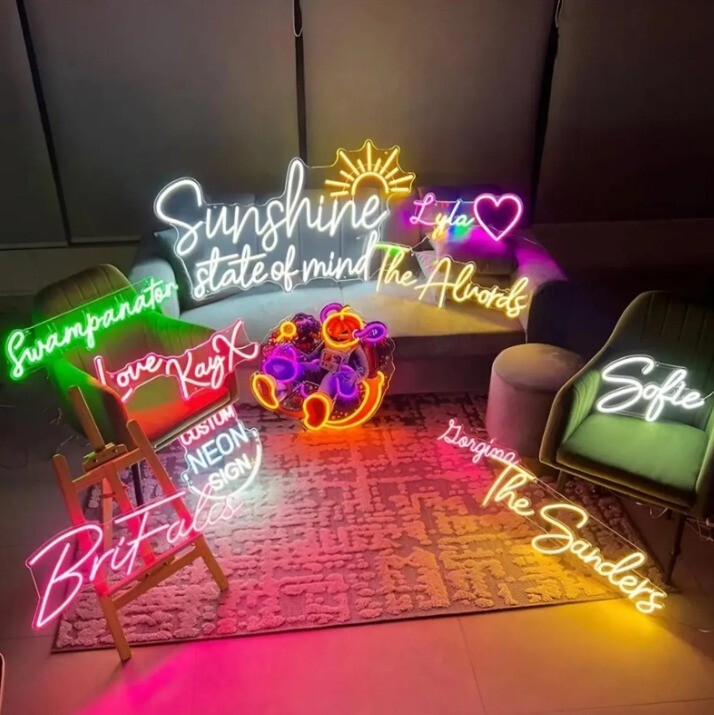 Custom Neon Display Sign – Personalized Light for Retail, Stream Setup, Lounge