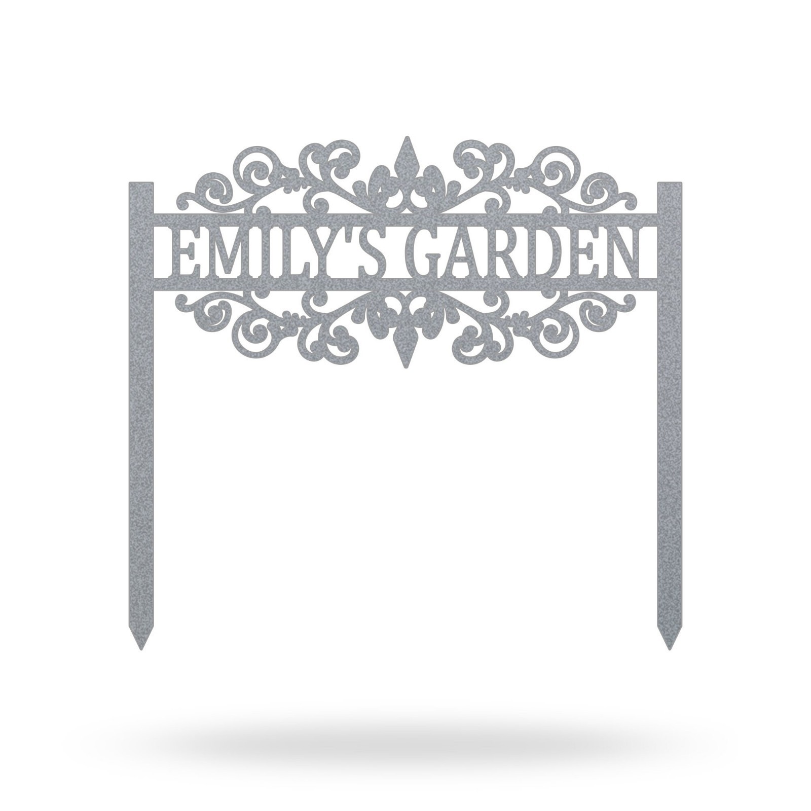 Custom Metal Garden Sign,Metal Garden Stake Sign, Personalized Metal Home Garden