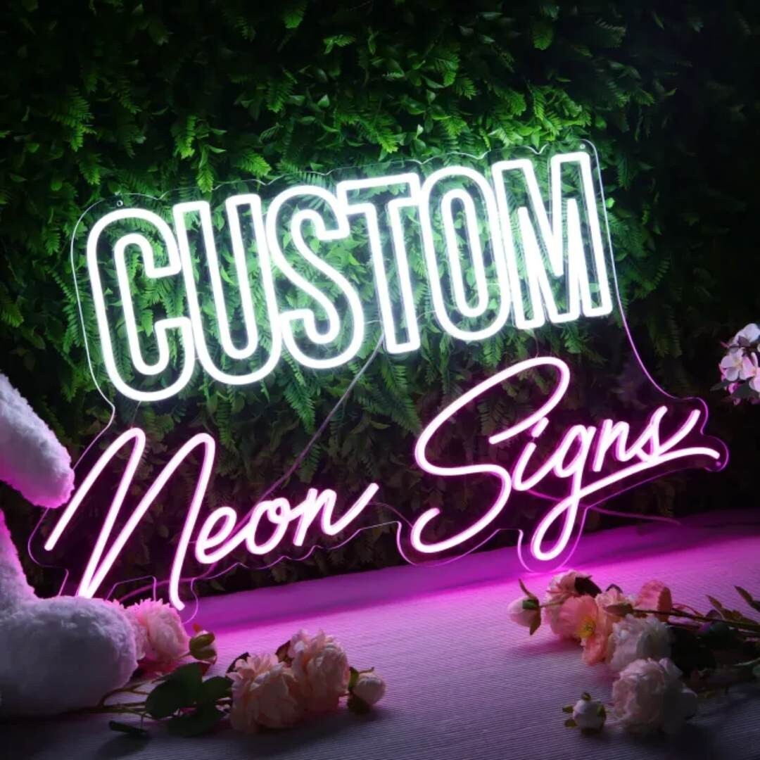 Personalized Custom Neon Sign – LED Light for Wedding, Bar, or Man Cave Decor