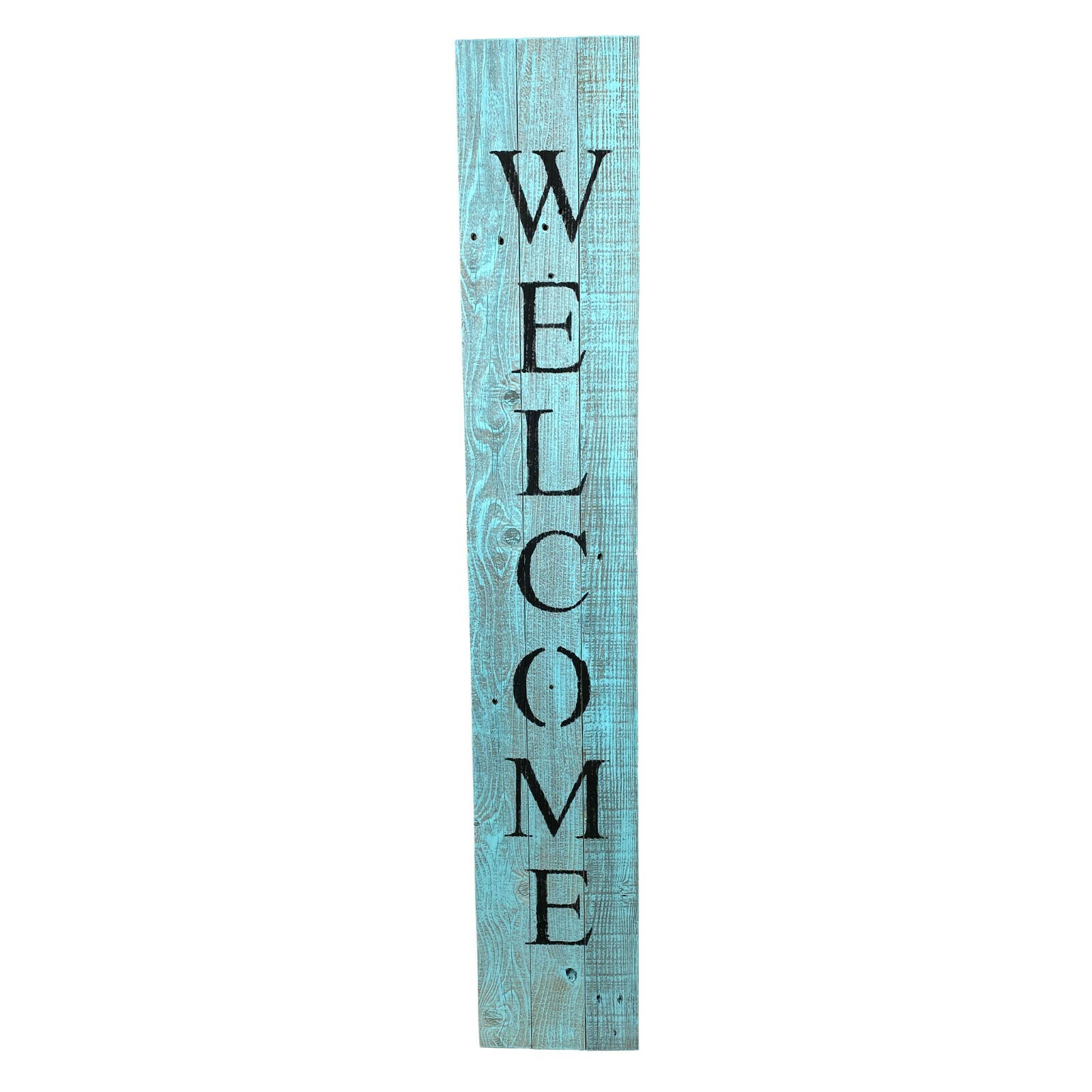 BarnwoodUSA Rustic Farmhouse 5ft Tall Front Porch Welcome Sign, 6 colors
