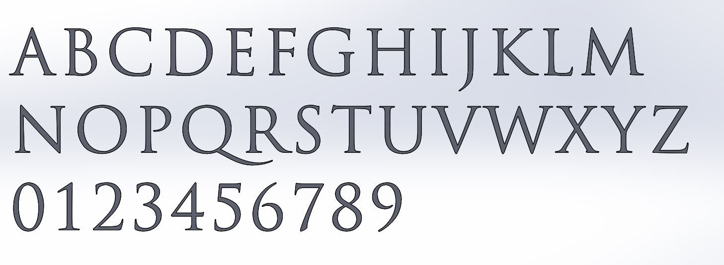 6 inch Roman House Numbers or Letters; color choices