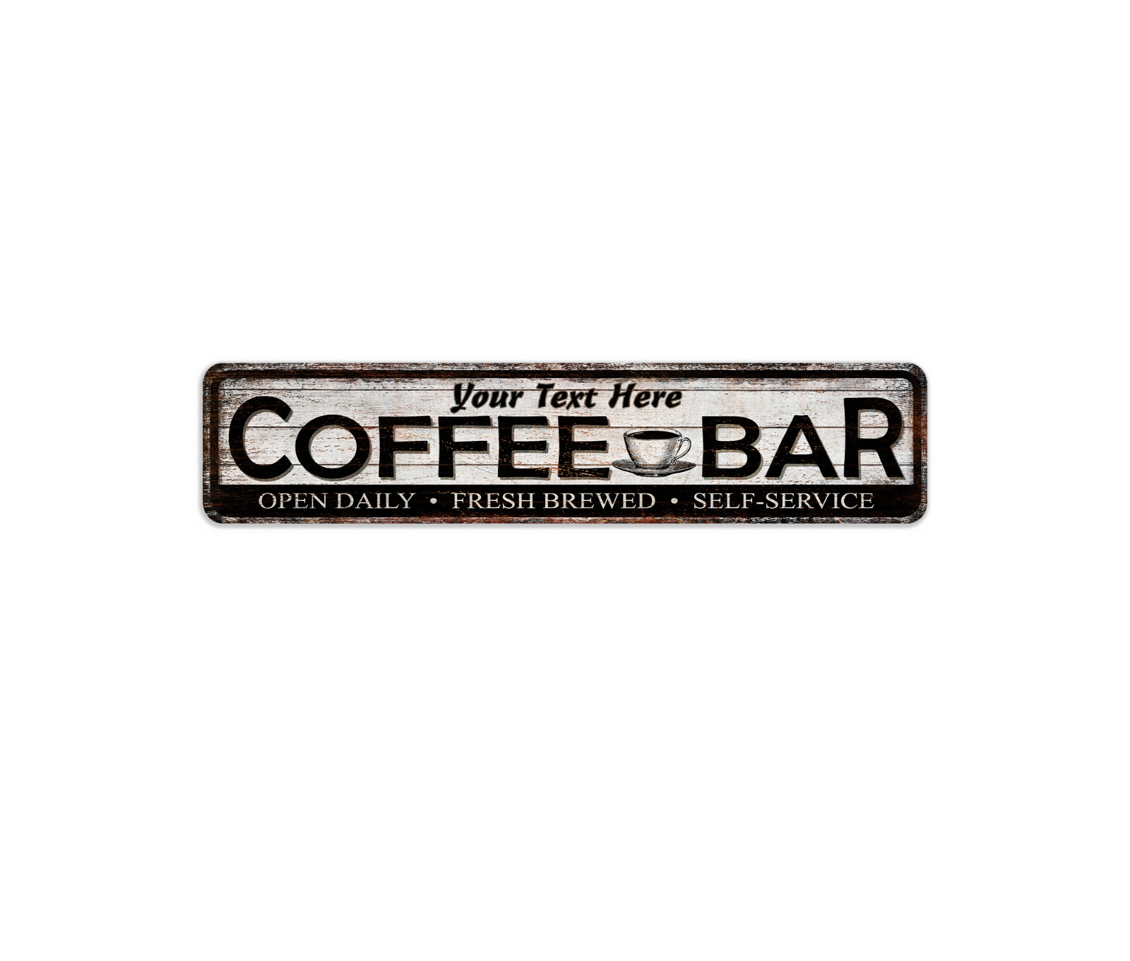 Custom Coffee Bar Sign Shop Corner Cafe Barista Fresh Coffee Shop 104182002076