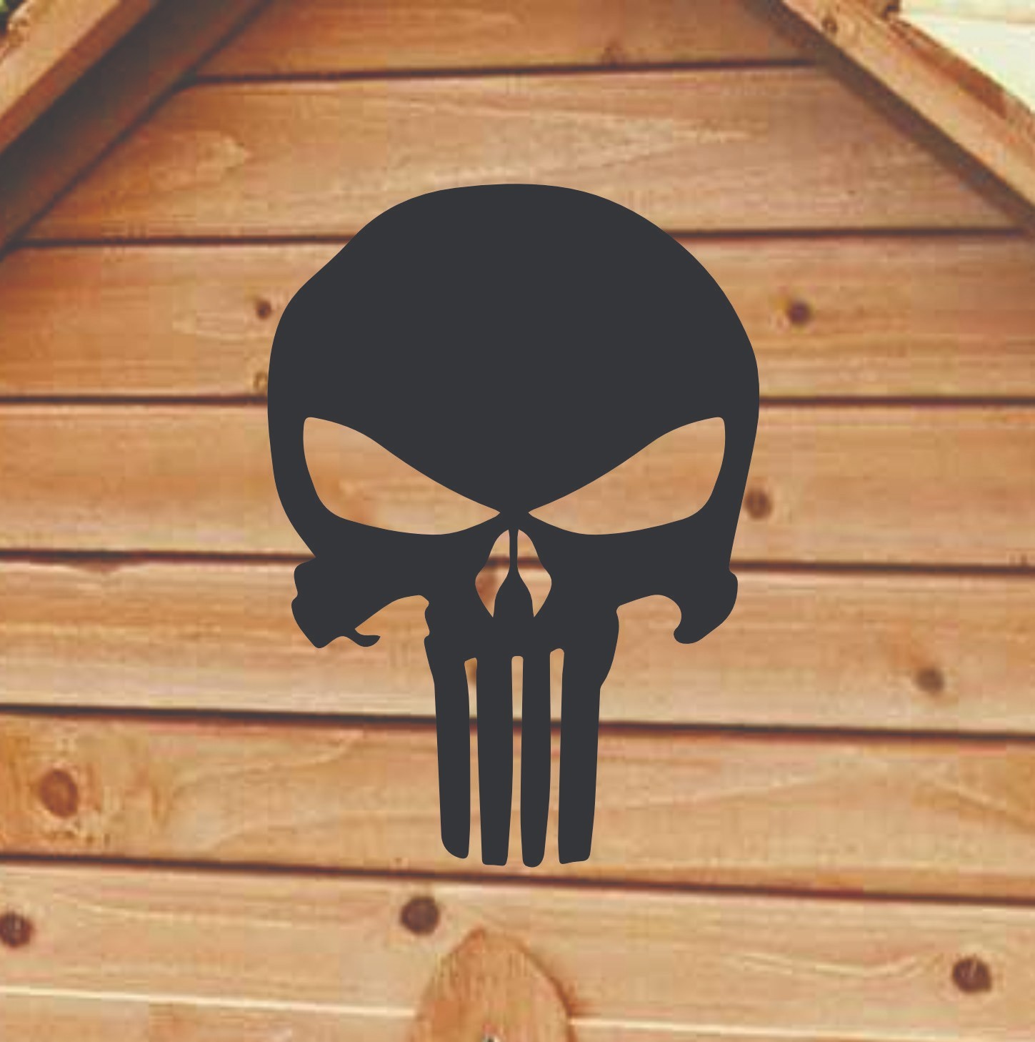 PUNISHER ** Metal Sign ** Skull, Metal Plate, Metal Decal, Small
