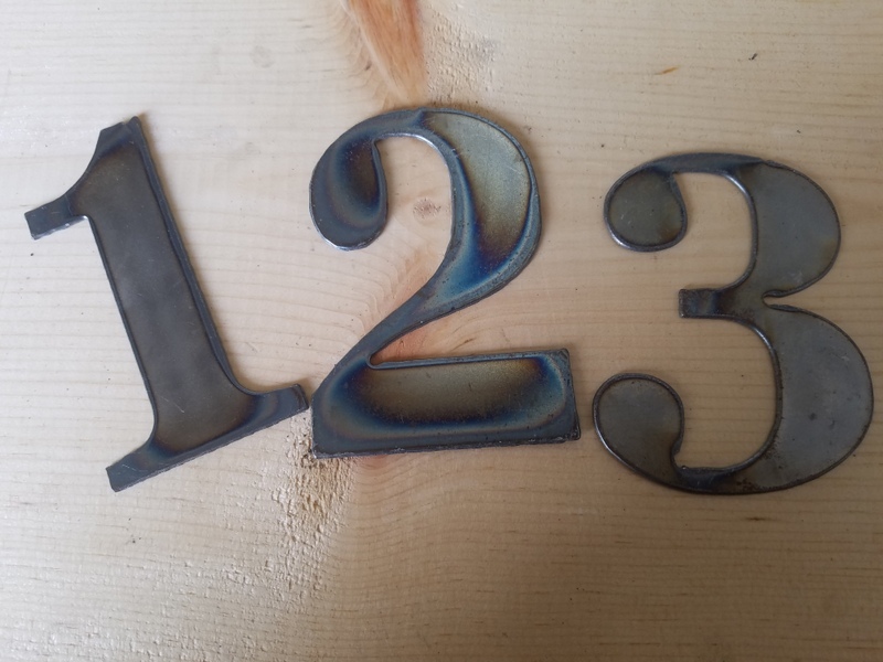 12” Tall Metal Letters A-Z and Numbers 0-9 FREE SHIPPING
