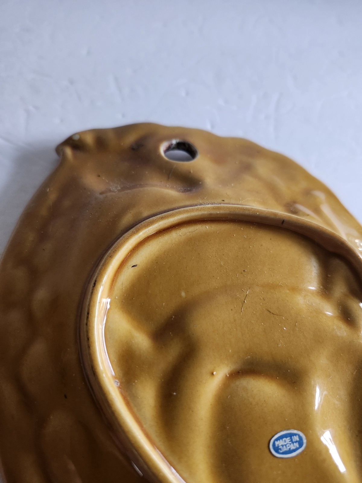 Ceramic animal, “Riverbanks zoo” Brown Glossy Decorative Safari Sculptural Used