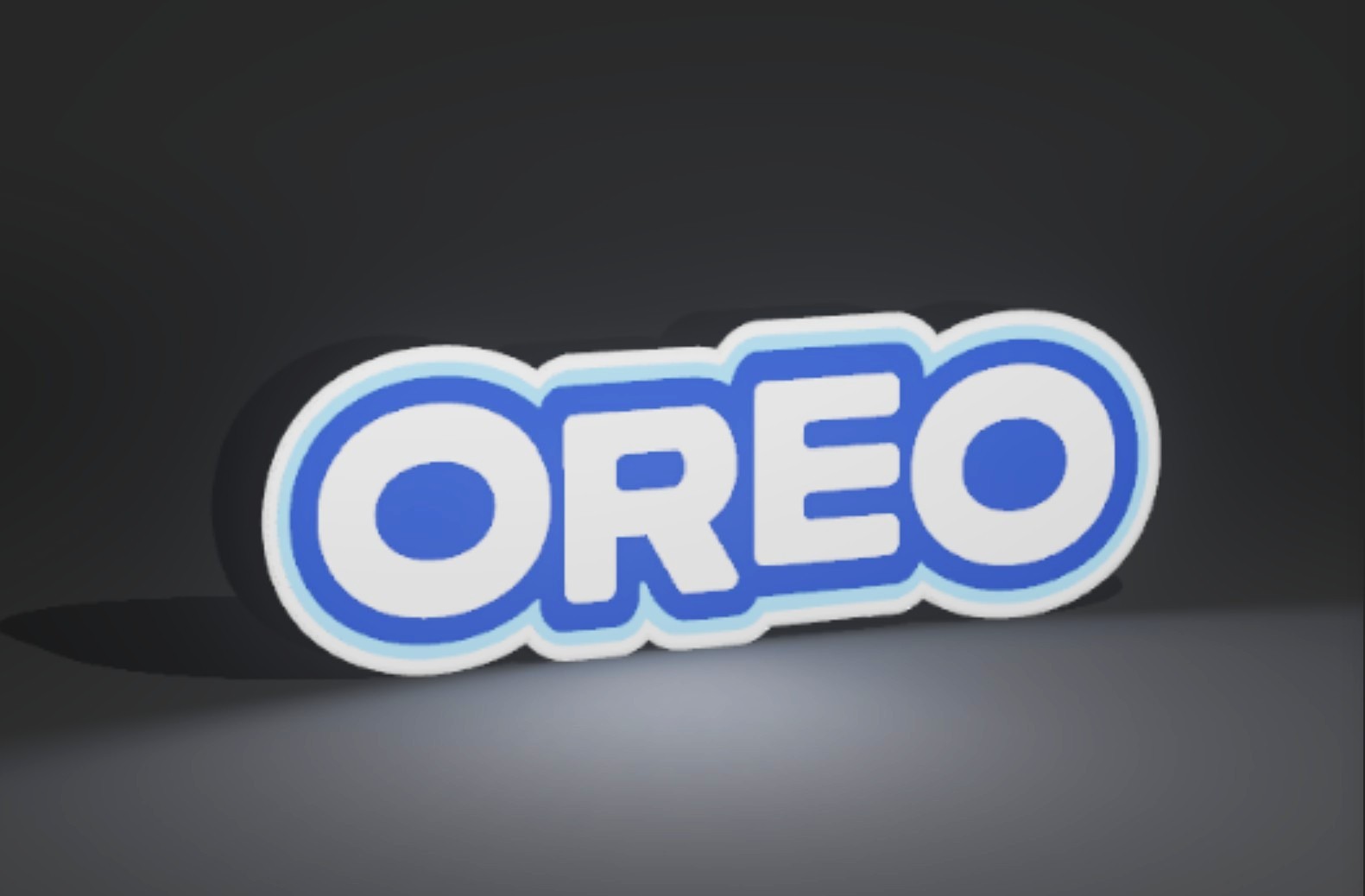 OREO COOKIES LOGO LED LIGHT BOX SIGN LARGE 15.5″ IN LENGTH TRUSTED SELLER