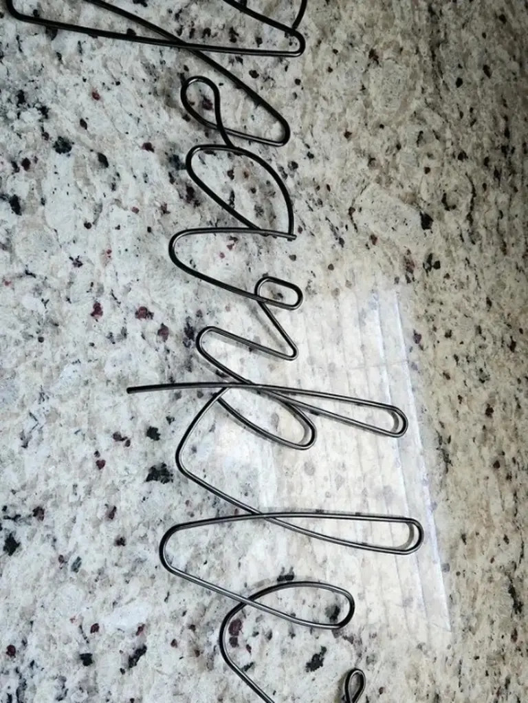 NEW Black Metal Word Wall Art Sign Indoor or Outdoor Sparkle Phrase Accent Decor