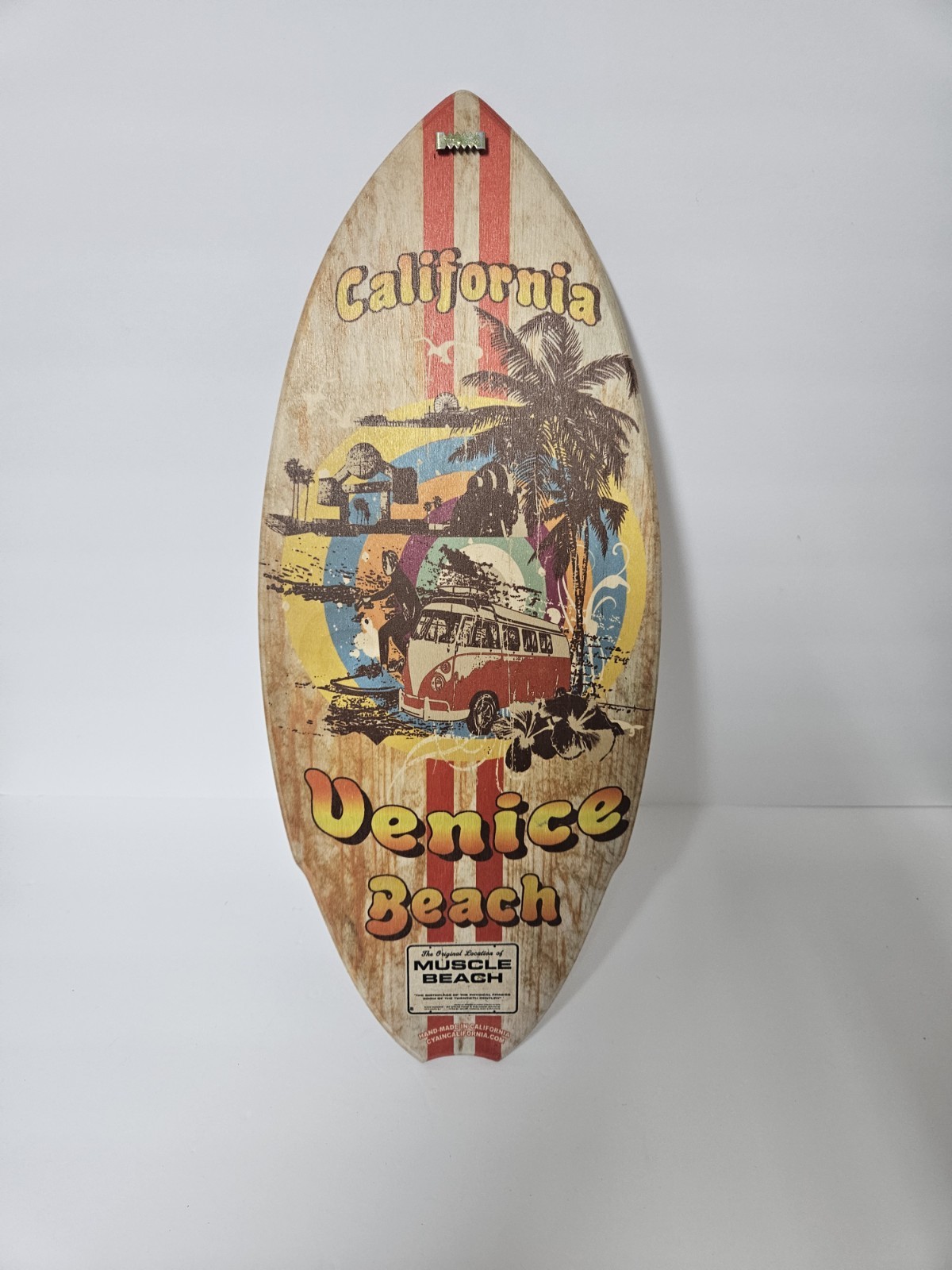 CYA In California Vintage Hand-Made Venice Beach Mini Surfboard 20″ Souvenir