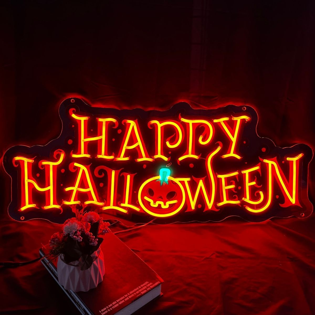Custom Personalized Neon LED Light Sign Party Halloween,Beer Bar Room Wall Decor