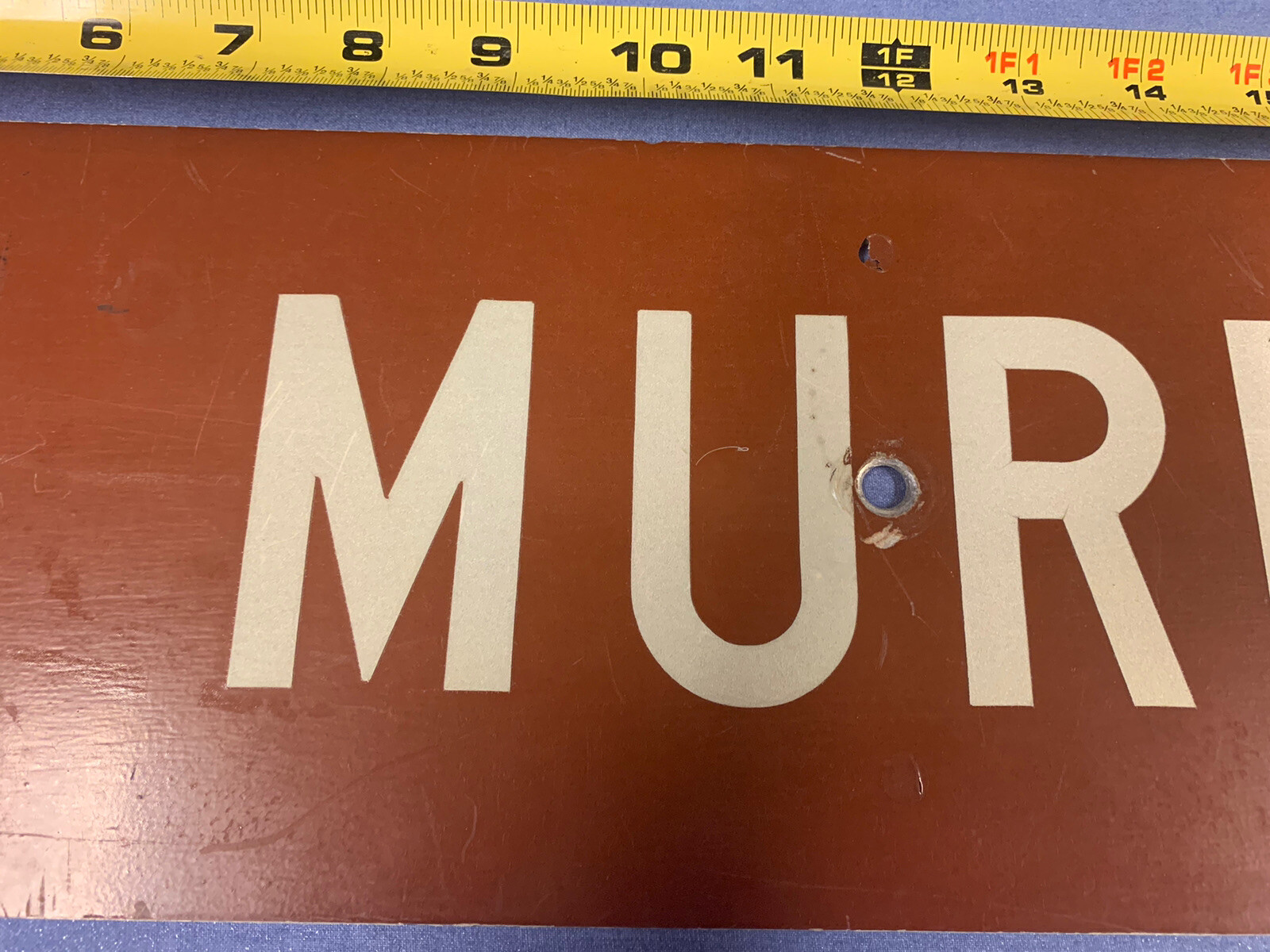 MURPHY Personalized Street Sign Home Decor Name Plate 24” X 6”
