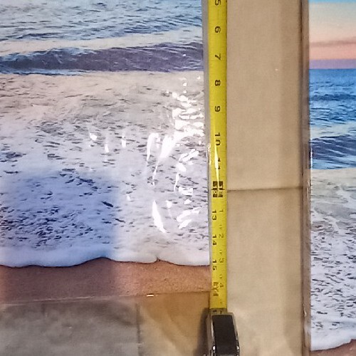 3 pcs canvas beautiful ocean beach water sand scene Pictures us seller