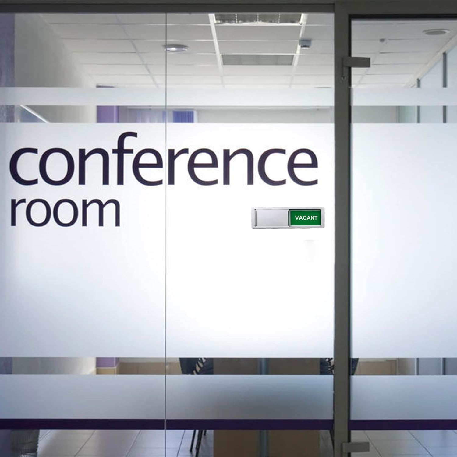 Vacant Occupied Sign, Vacant Occupied Door Sign for Home Office Restroom Confere