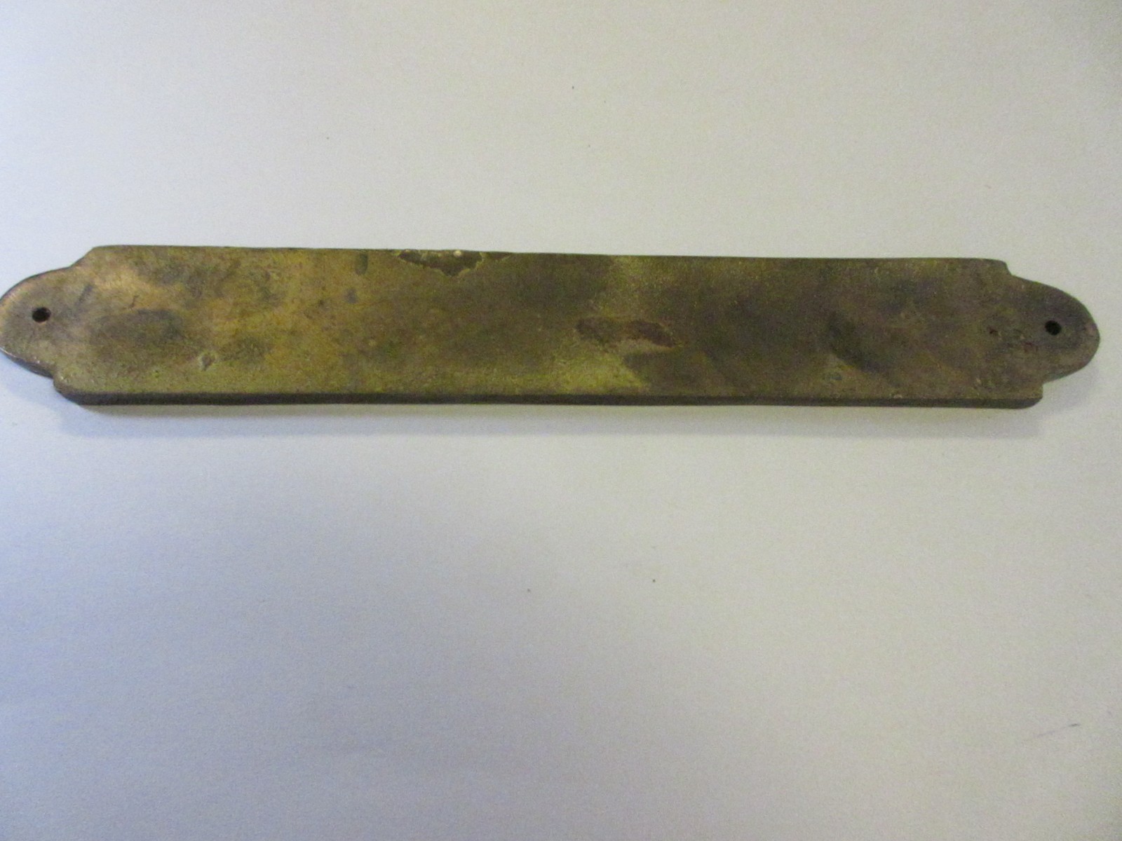 VINTAGE SOLID BRASS BRONZE SIGN PRIVATE DOOR CABINET 8″ EXECUTIVE OFFICE
