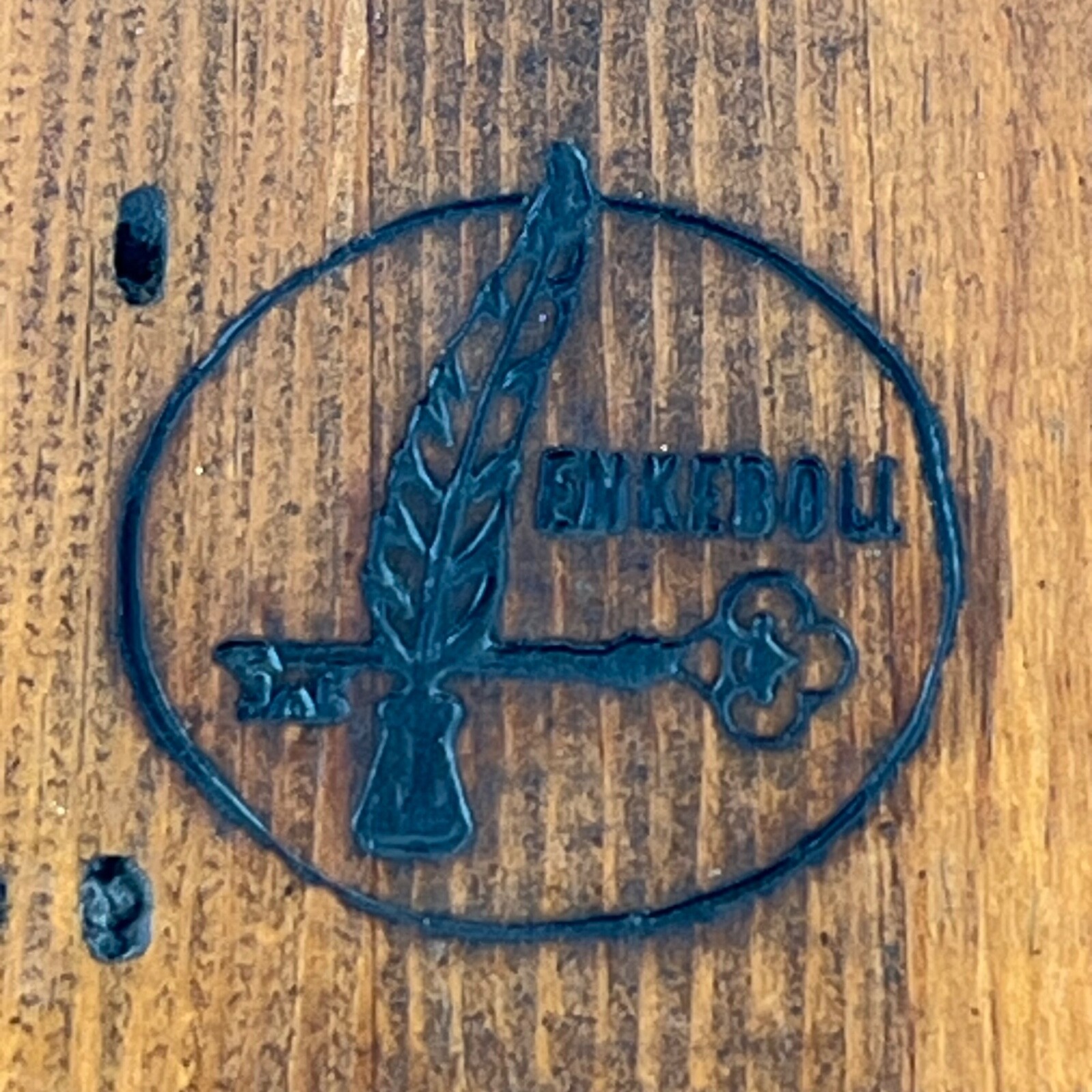Vintage Enkeboll Designs 3D Carved Hardwood Plaque Wall Decor 18.5″x9.5″ Rare