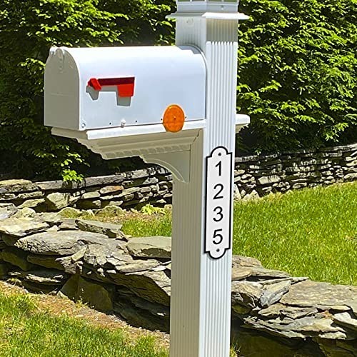 Customized Address Plaque 13.5×3 Inch Reflective Aluminum Composite House