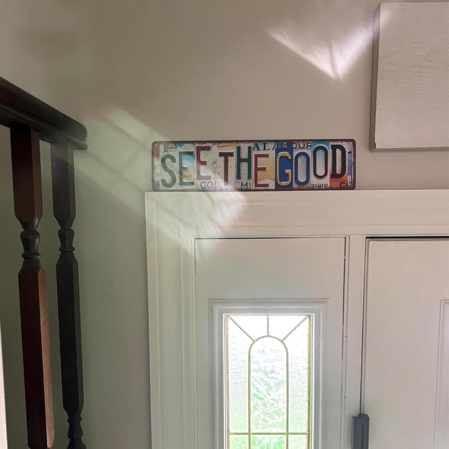 Vintage Life Is Good Street Sign Wall Decor Metal Tin Signs Poster