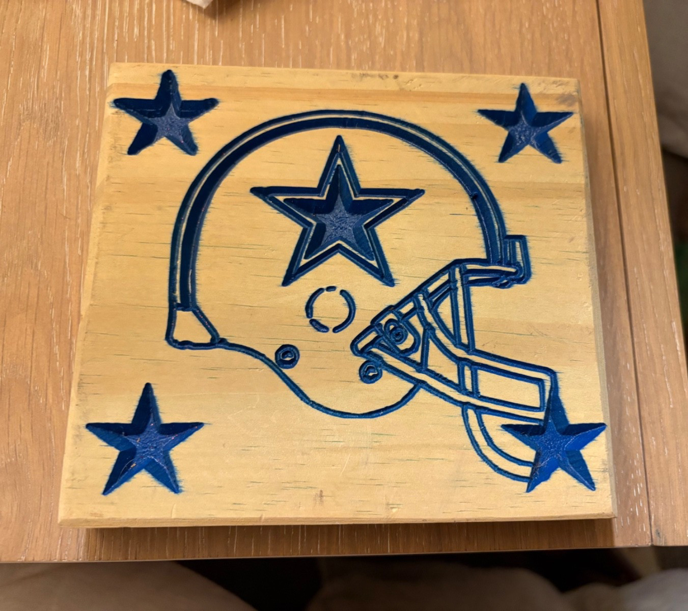 Dallas Cowboys Wood Sign – 6in x 5 in Pine Wood Sign – Bar Sign – Decor Gift –