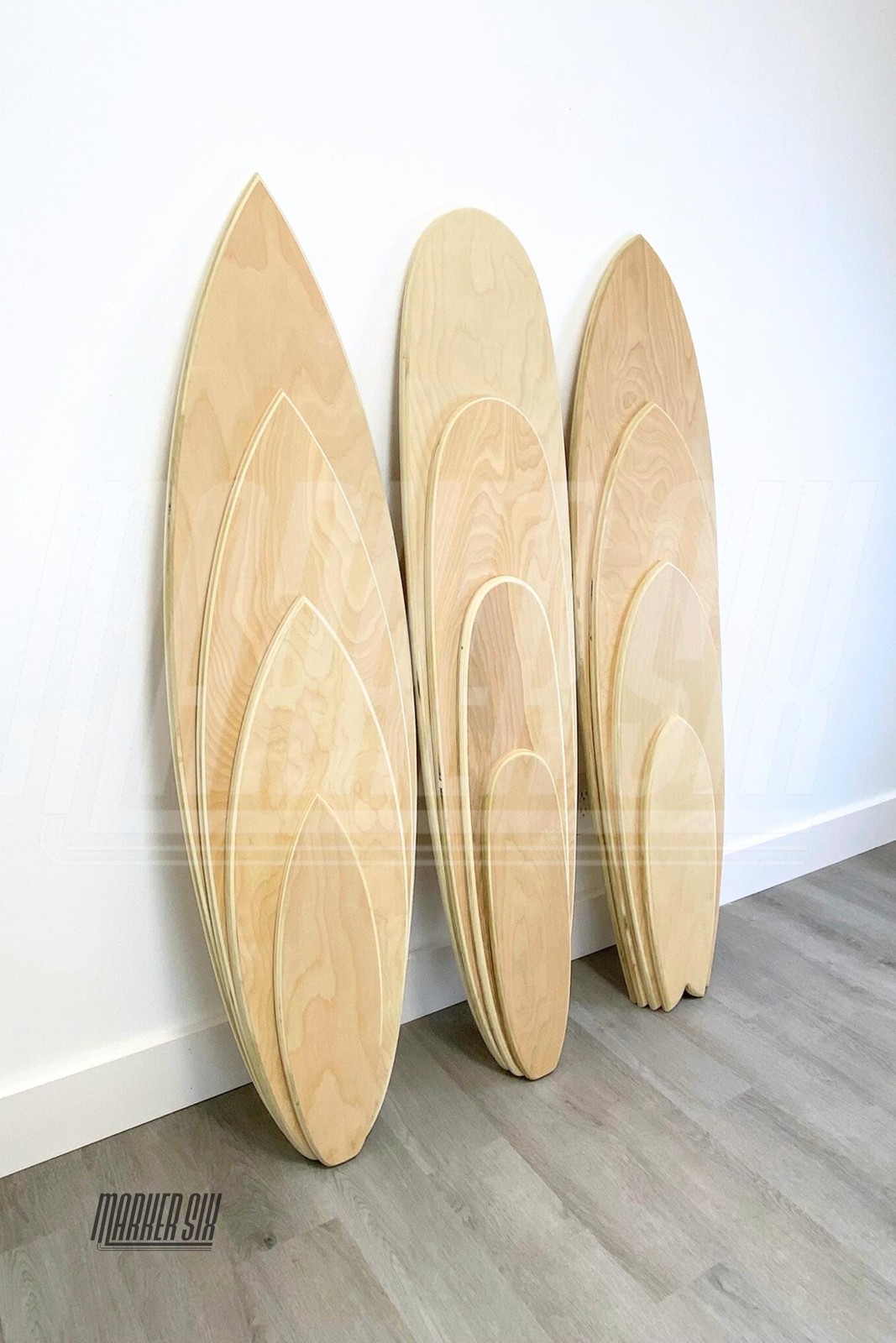 Wooden Surfboard Blank