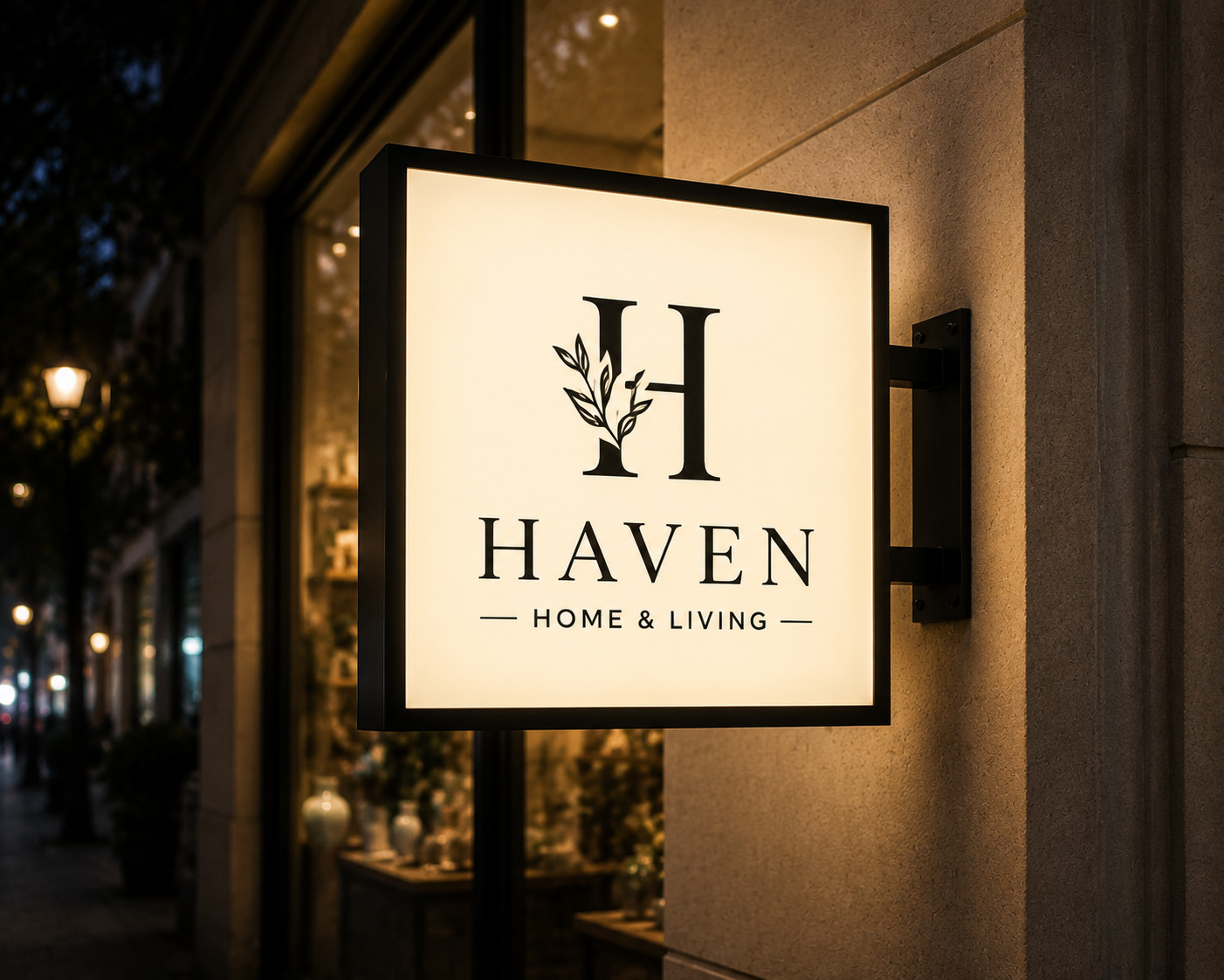 Double Sided LED Light Box Sign – Outdoor Illuminated Shop Advertising Sign