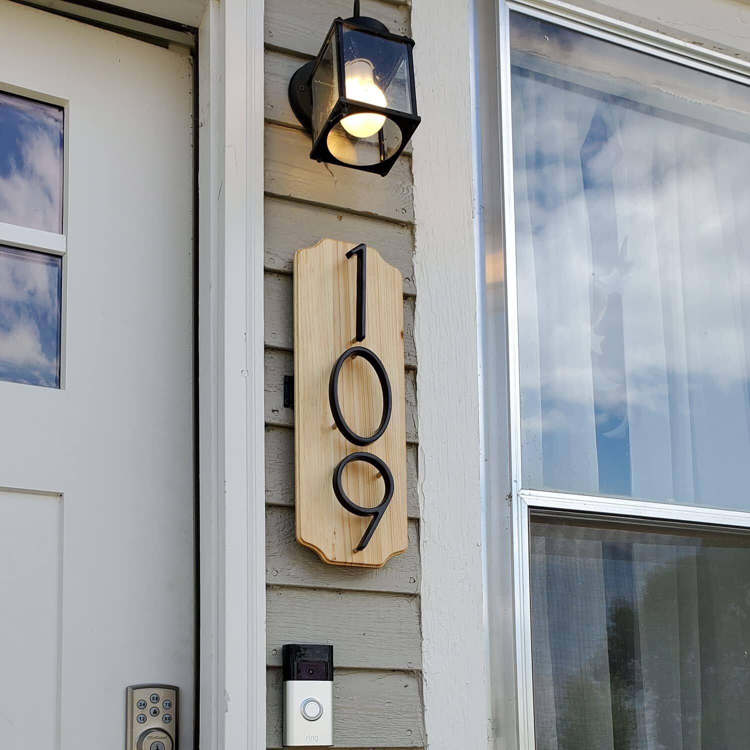House Number for Outdoor, Mailboxes Number, Address Sign Metal Exterior Decor